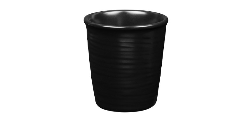 Plisse'o gobelet expresso noir 9 cl