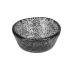 saucière en verre mouchetée noire 60 ml