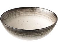 bol japonais arrondi gris 135 cl ø 21 cm