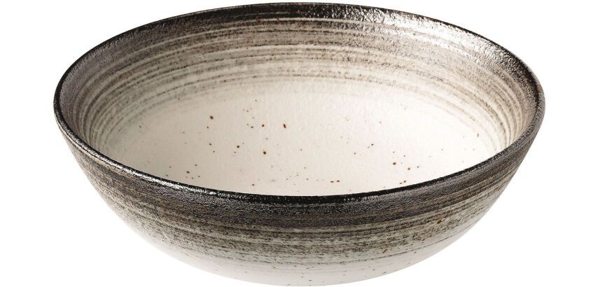 bol japonais arrondi gris 135 cl ø 21 cm