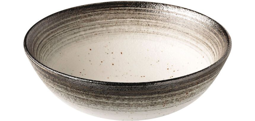 bol japonais arrondi gris 135 cl ø 21 cm