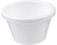 12 ramequins composite blanc 4 cl Ø 6 cm