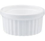 12 ramequins cannelés 6 cl Ø 6,5 cm blanc