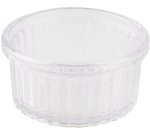 12 ramequins cannelés  6 cl Ø 6,5 cm transparent