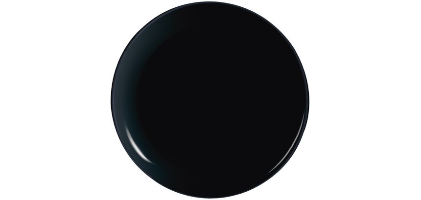 Black assiette pizza ø 32 cm