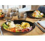 Black large assiette creuse ø 26 cm