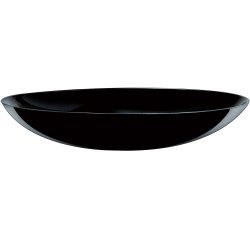 Black large assiette creuse ø 26 cm