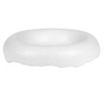 podium craquelé ø 16,5 cm blanc
