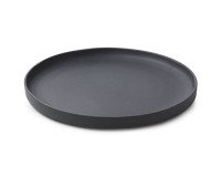 Caractère assiette plate noire ø 26 cm
