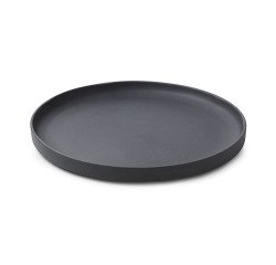 Caractère assiette plate noire ø 26 cm