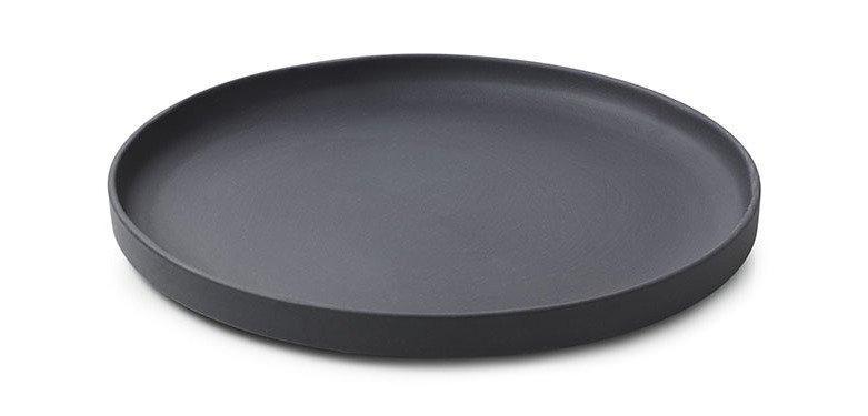 Caractère assiette plate noire ø 26 cm