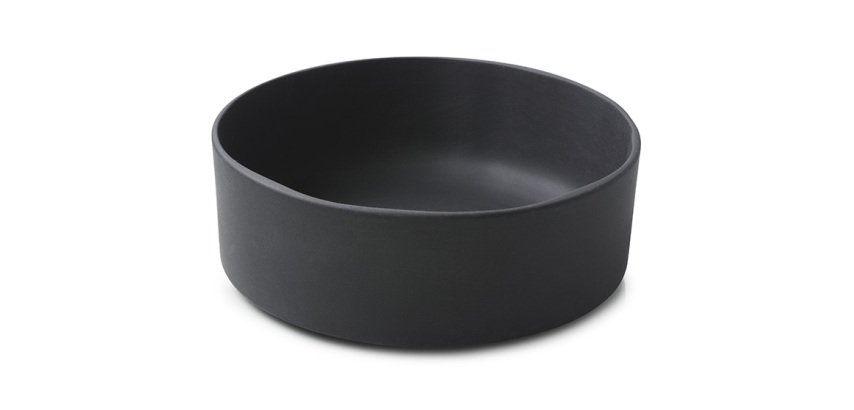 Caractère assiette creuse noire ø 14 cm