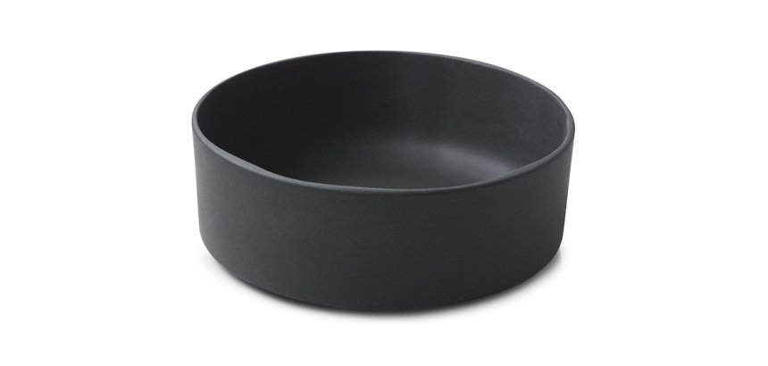 Caractère assiette creuse noire ø 14 cm