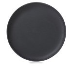 Caractère assiette plate noire ø 21 cm
