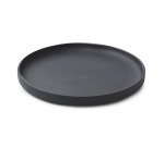 Caractère assiette plate noire ø 21 cm