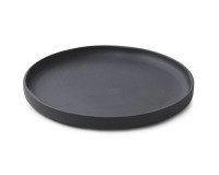 Caractère assiette plate noire ø 21 cm
