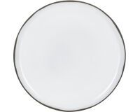 Caractère assiette plate blanche ø 28cm