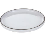 Caractère assiette plate blanche ø 26cm