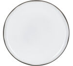 Caractère assiette plate blanche ø 26cm