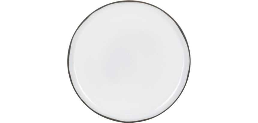 Caractère assiette plate blanche ø 26cm