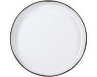 Caractère assiette gourmets blanche ø 23 cm