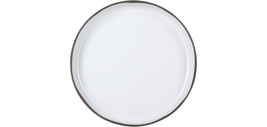 Caractère assiette gourmets blanche ø 23 cm