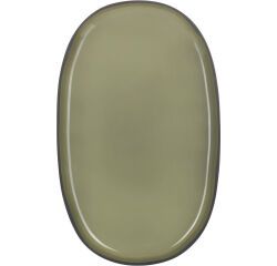 Caractère assiette ovale Cardamone ø 35 cm