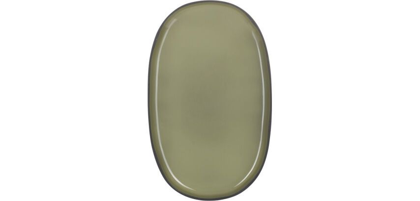 Caractère assiette ovale Cardamone ø 35 cm
