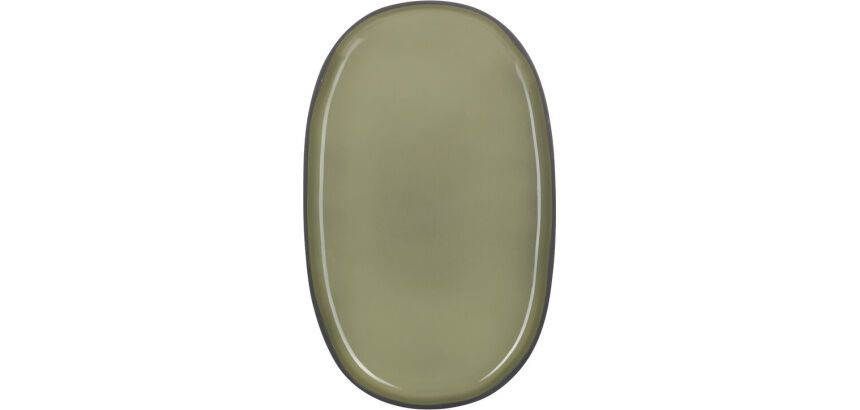 Caractère assiette ovale Cardamone ø 35 cm