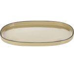 Caractère assiette ovale muscade ø 35 cm