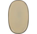 Caractère assiette ovale muscade ø 35 cm
