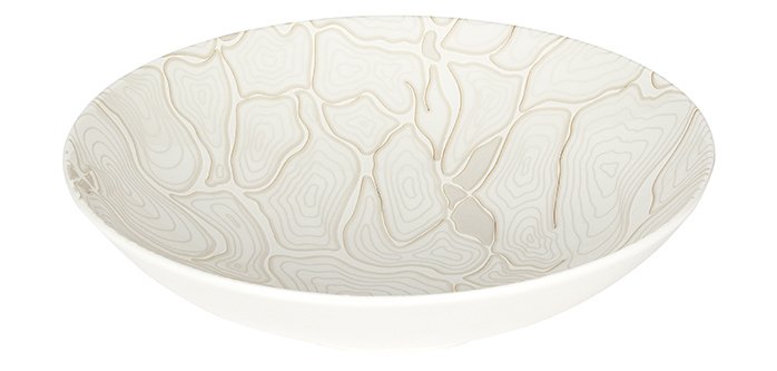 Gold Cell assiette à dessert forme wok Ø 21 cm