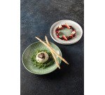 Axone assiette plate bord droit ø 25 cm