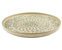 Esmeralda assiette bord droit Ø 25 cm