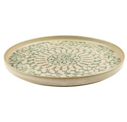 Esmeralda assiette bord droit Ø 25 cm