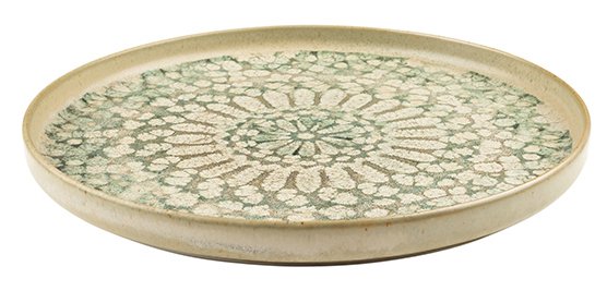 Esmeralda assiette bord droit Ø 25 cm