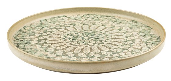 Esmeralda assiette bord droit Ø 25 cm
