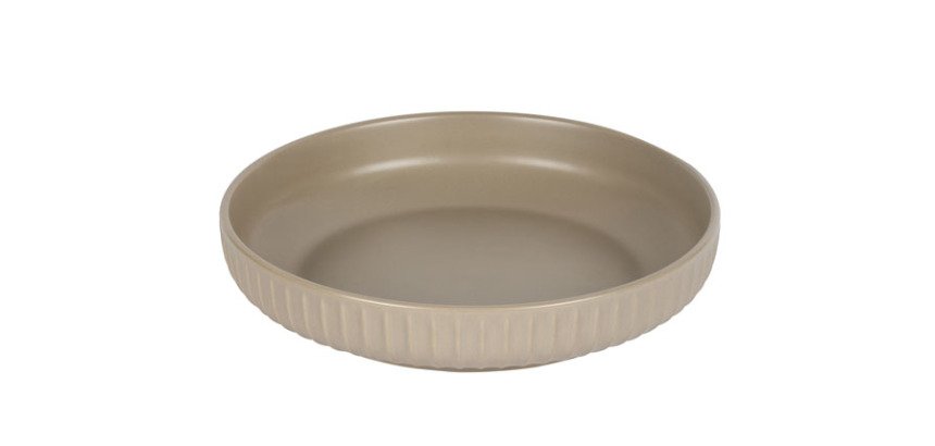 Maat assiette creuse taupe 20,5 cm