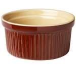 ramequin à côtes brun 17 cl ø 9 cm