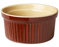 ramequin à côtes brun 17 cl ø 9 cm