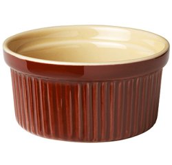 ramequin à côtes brun 17 cl ø 9 cm