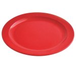 assiette plate en mélamine Ø 17,5 rouge