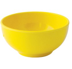 bol renforcé en mélamine 45 cl jaune