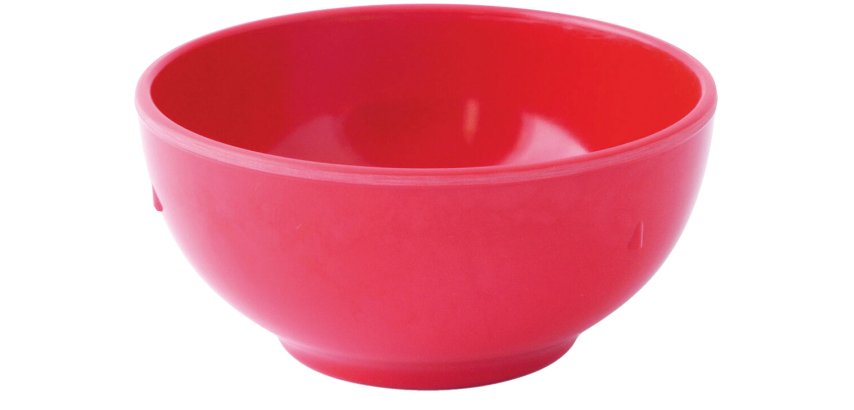 bol renforcé en mélamine 45 cl rouge