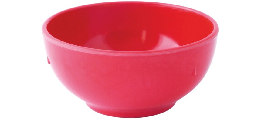 bol renforcé en mélamine 45 cl rouge
