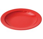 assiette creuse petite aile en mélamine Ø 20,5 cm rouge