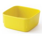 ravier carré en mélamine 8,5x8,5 cm jaune