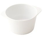bol à oreilles en mélamine 45 cl blanc