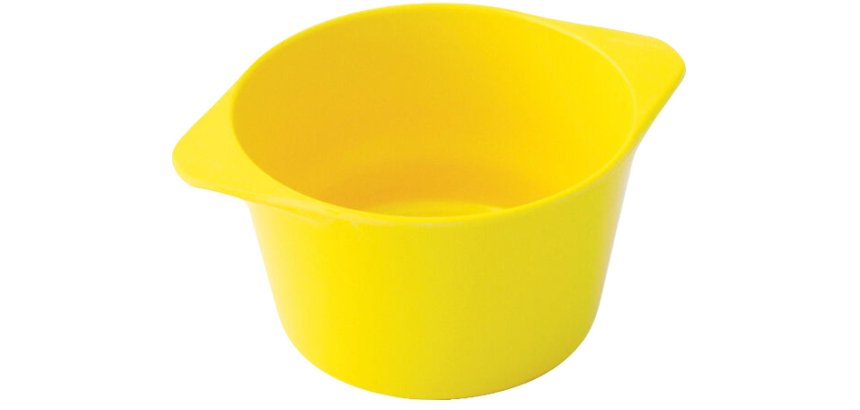 bol à oreilles en mélamine 45 cl jaune