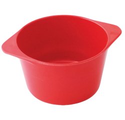 bol à oreilles en mélamine 45 cl rouge